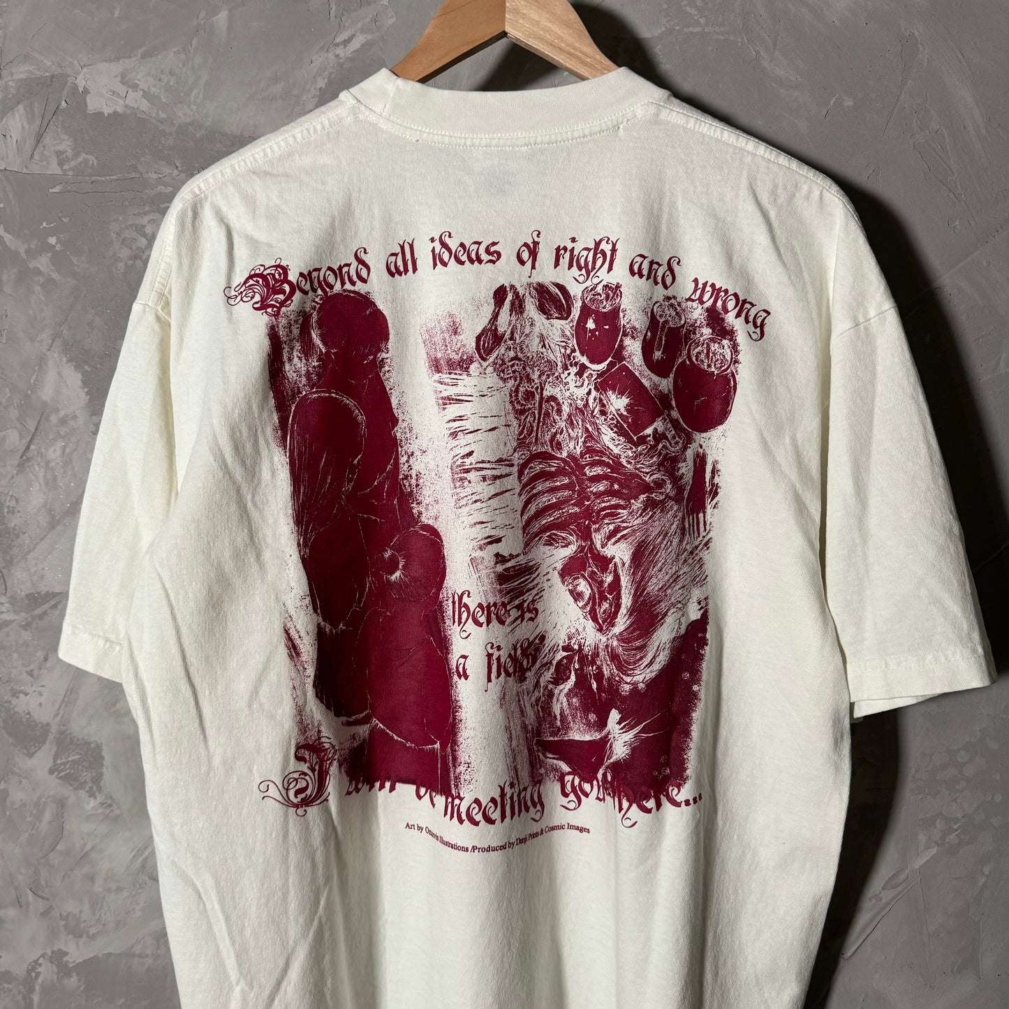 Single sided shirt large
