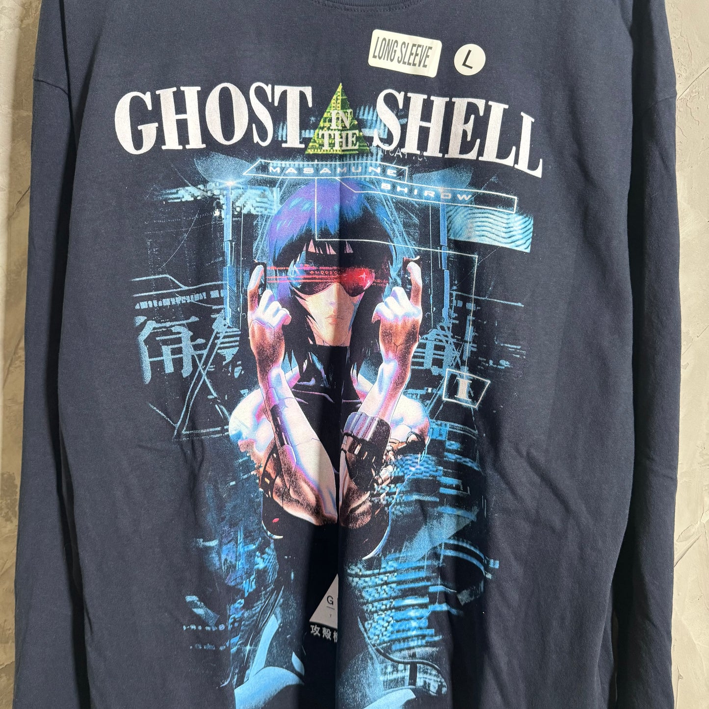 Single sided longsleeve shirt large
