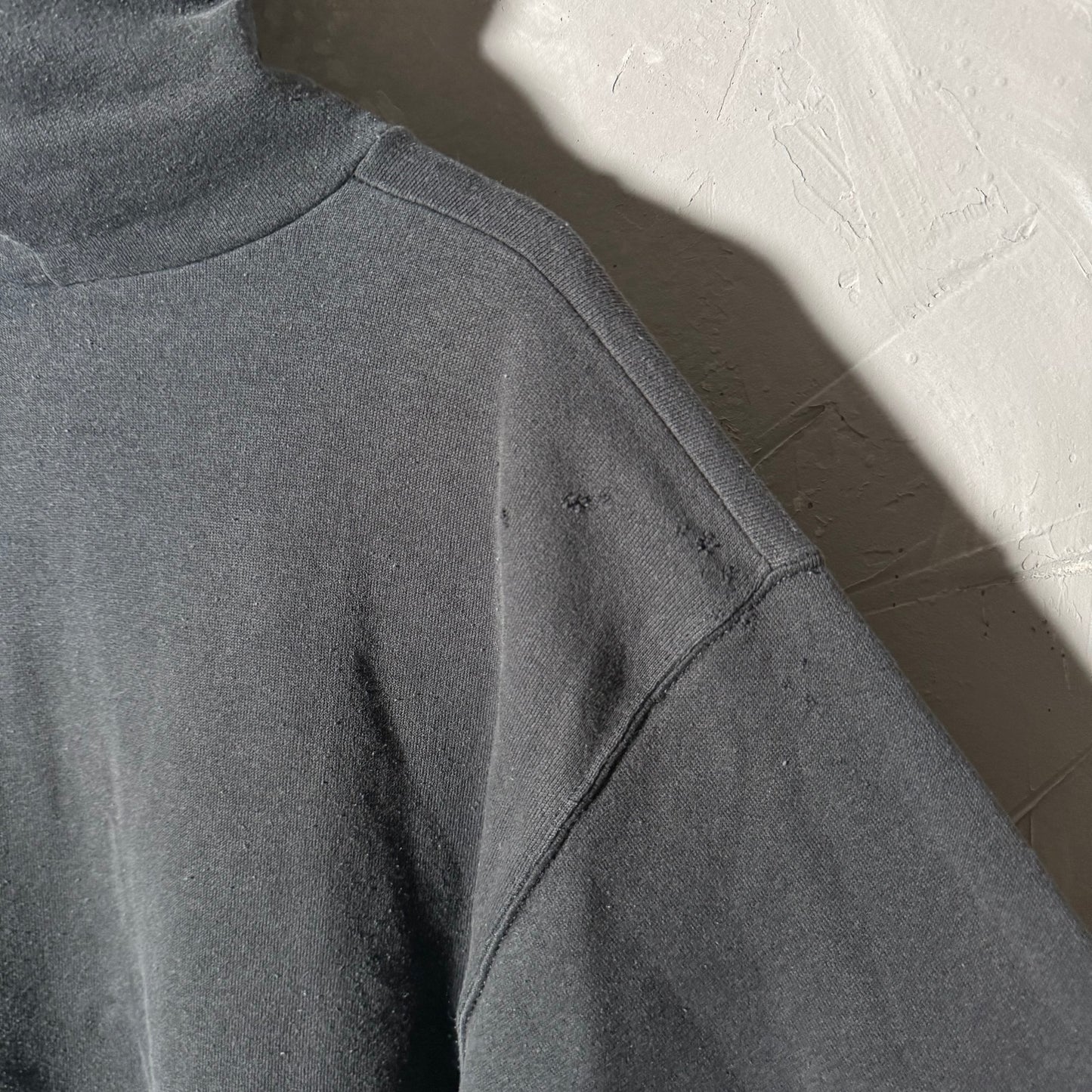 Single sided hoodie vintage blank large