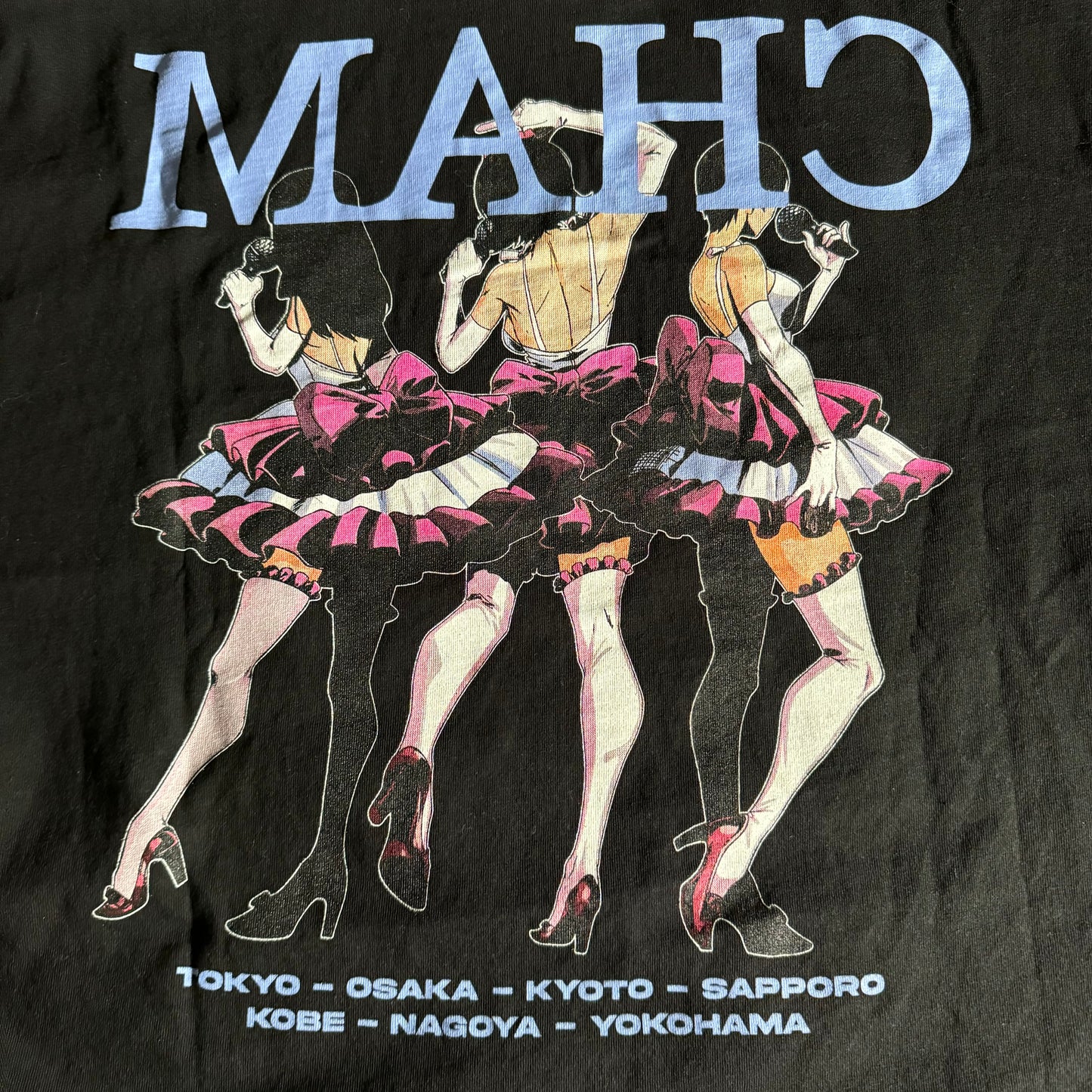 Double sided crop shirt X-Large