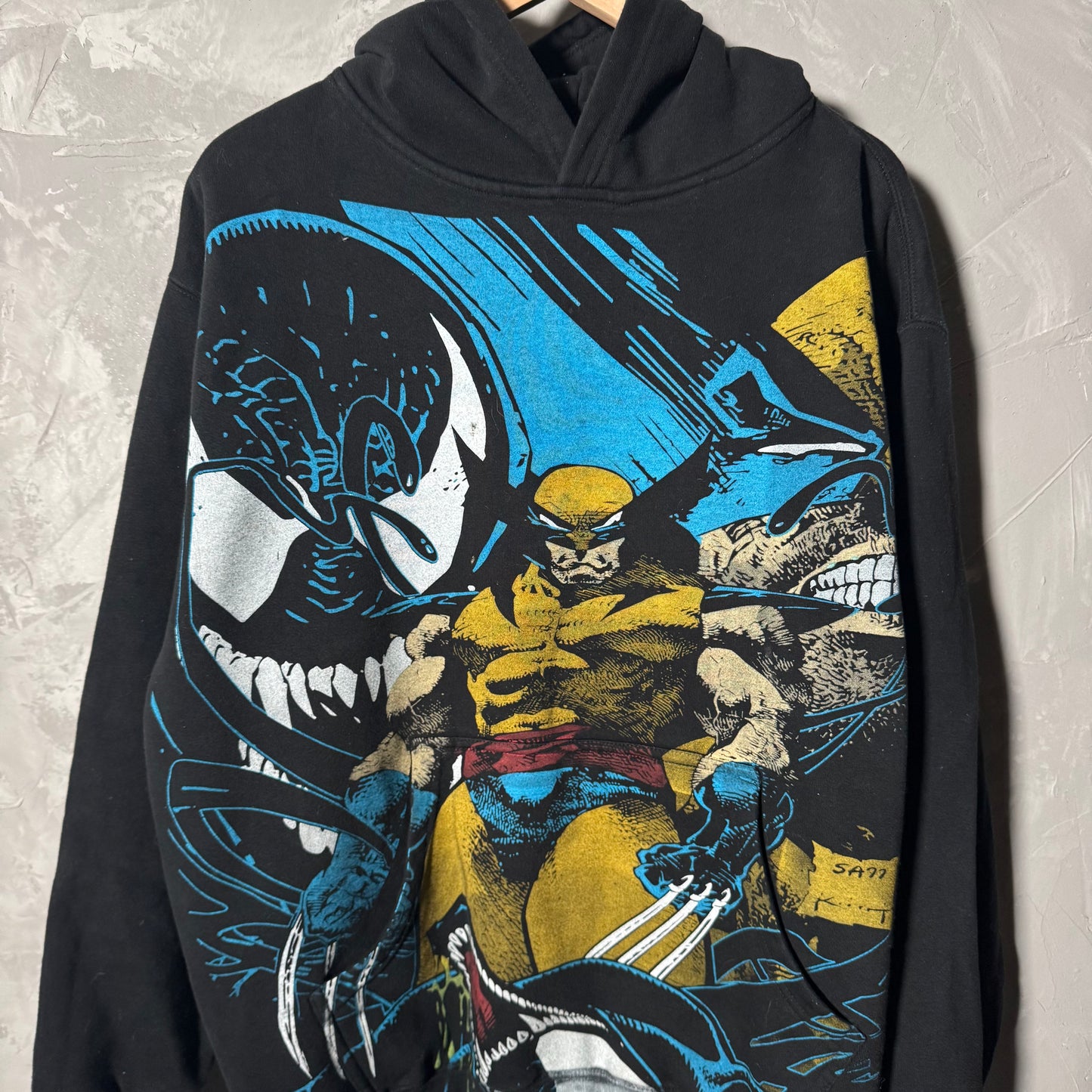 Double sided hoodie large