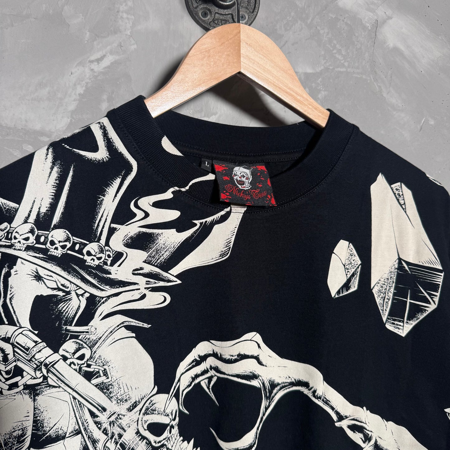 All over print shirt large