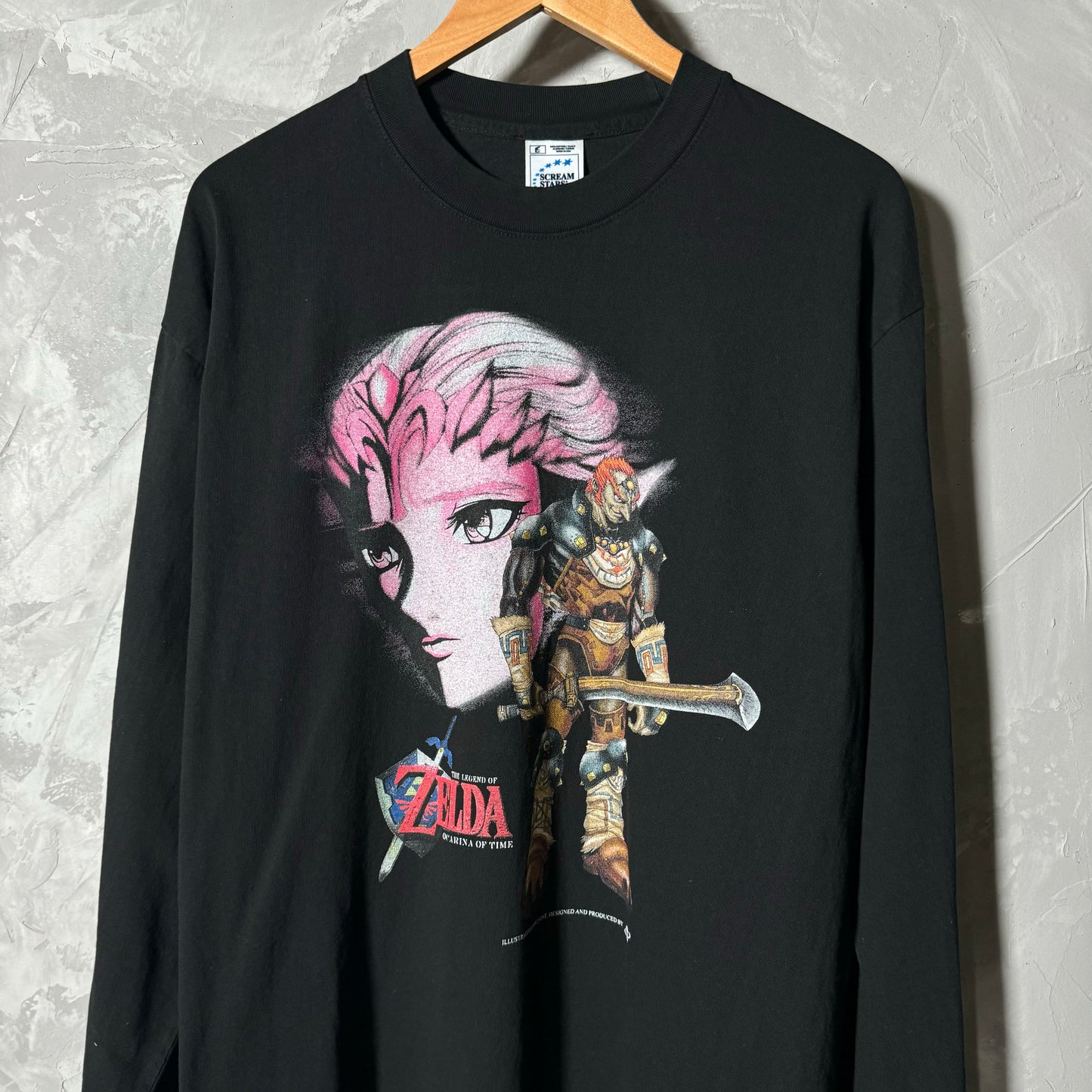 Double sided longsleeve shirt large