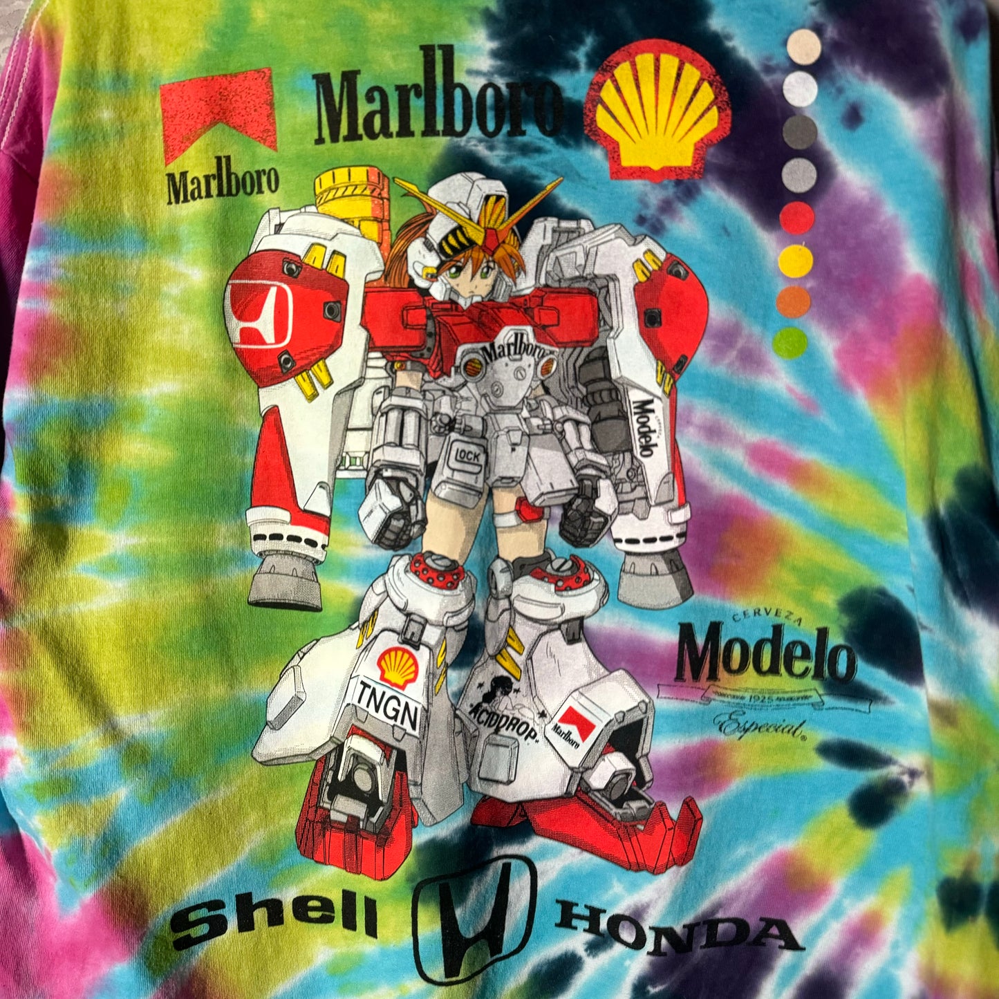 Double sided tie dye shirt X-Large