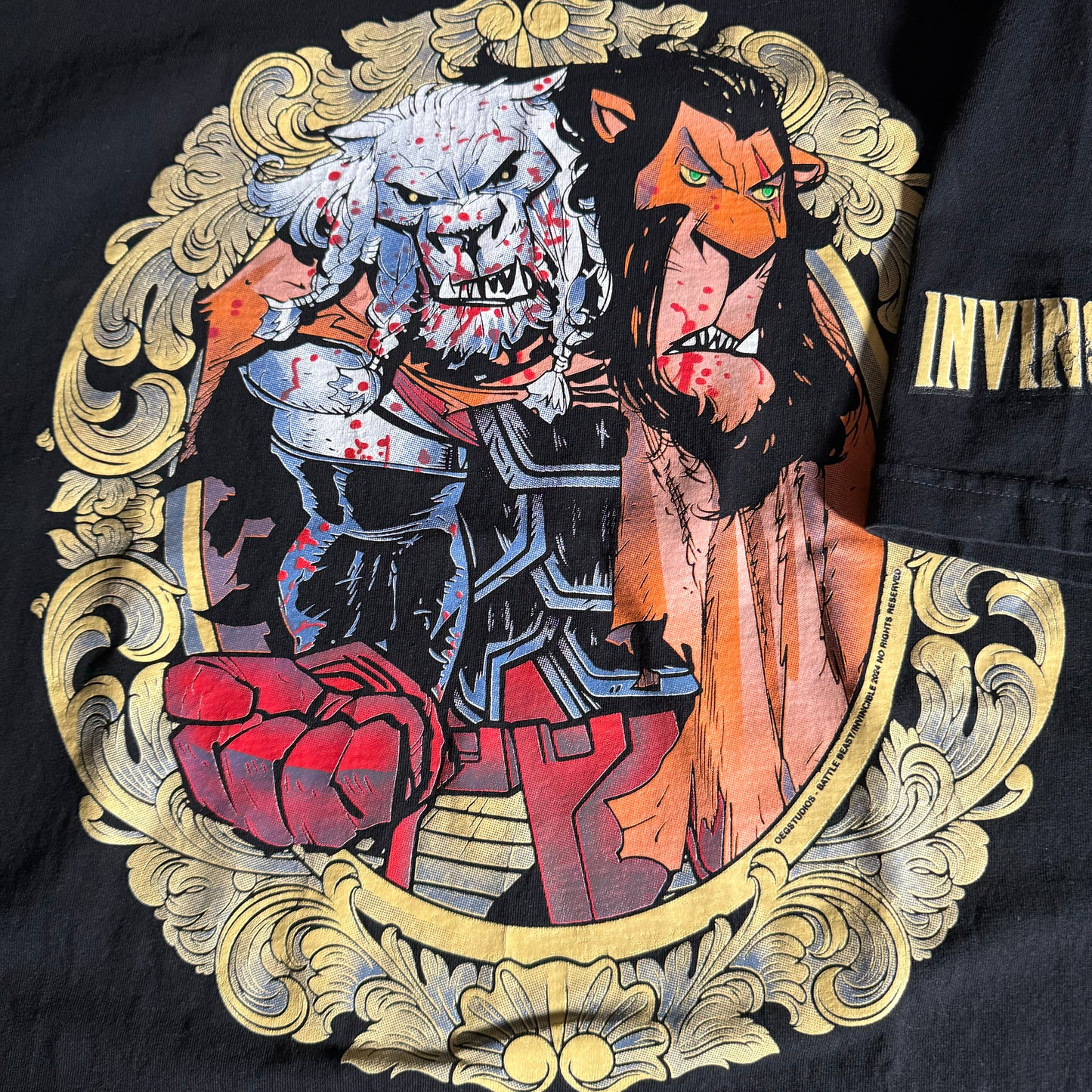 Single sided shirt large