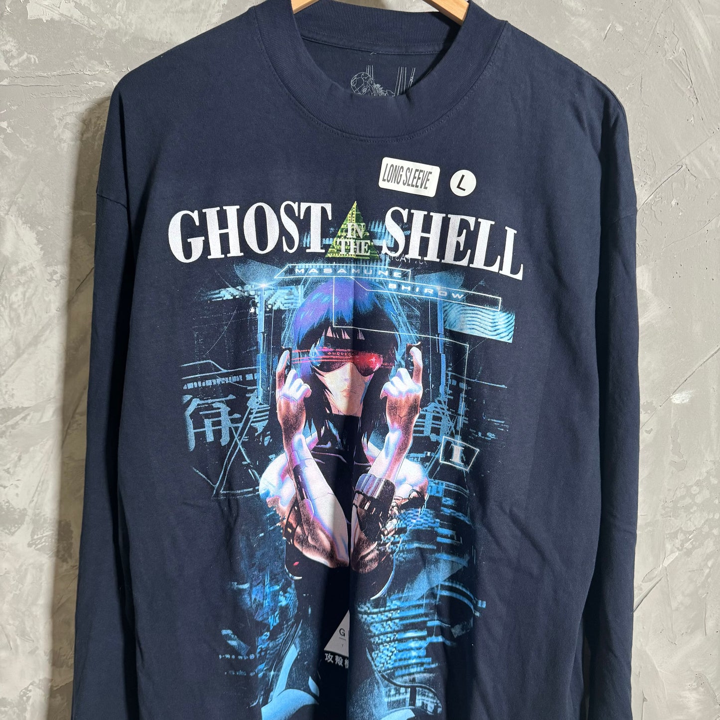 Single sided longsleeve shirt large