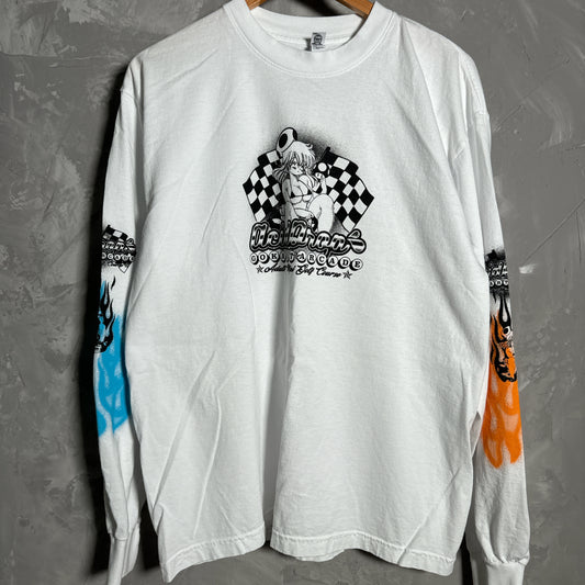 Double sided long sleeve large