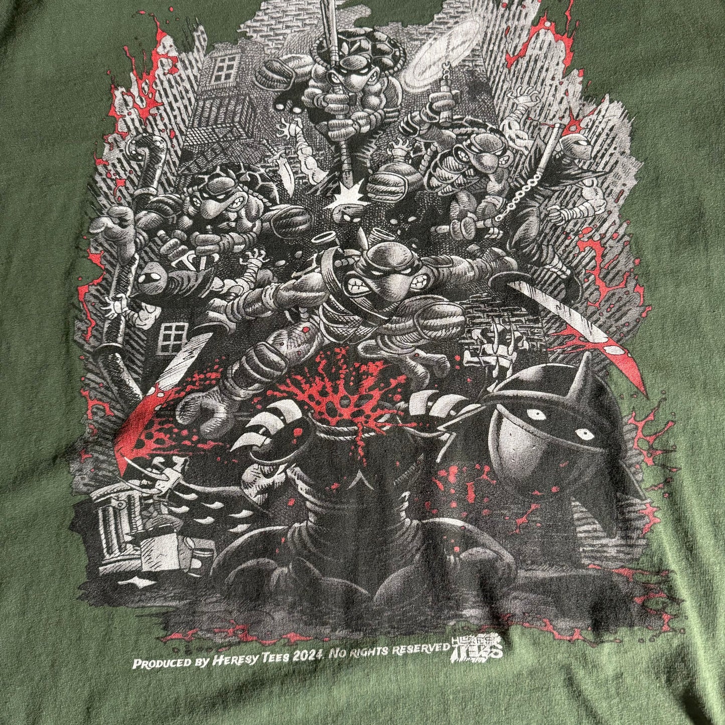 Single sided shirt large