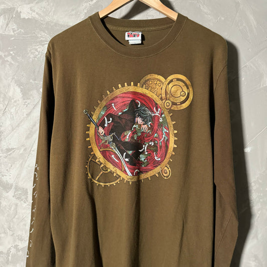 Double sided longsleeve shirt large