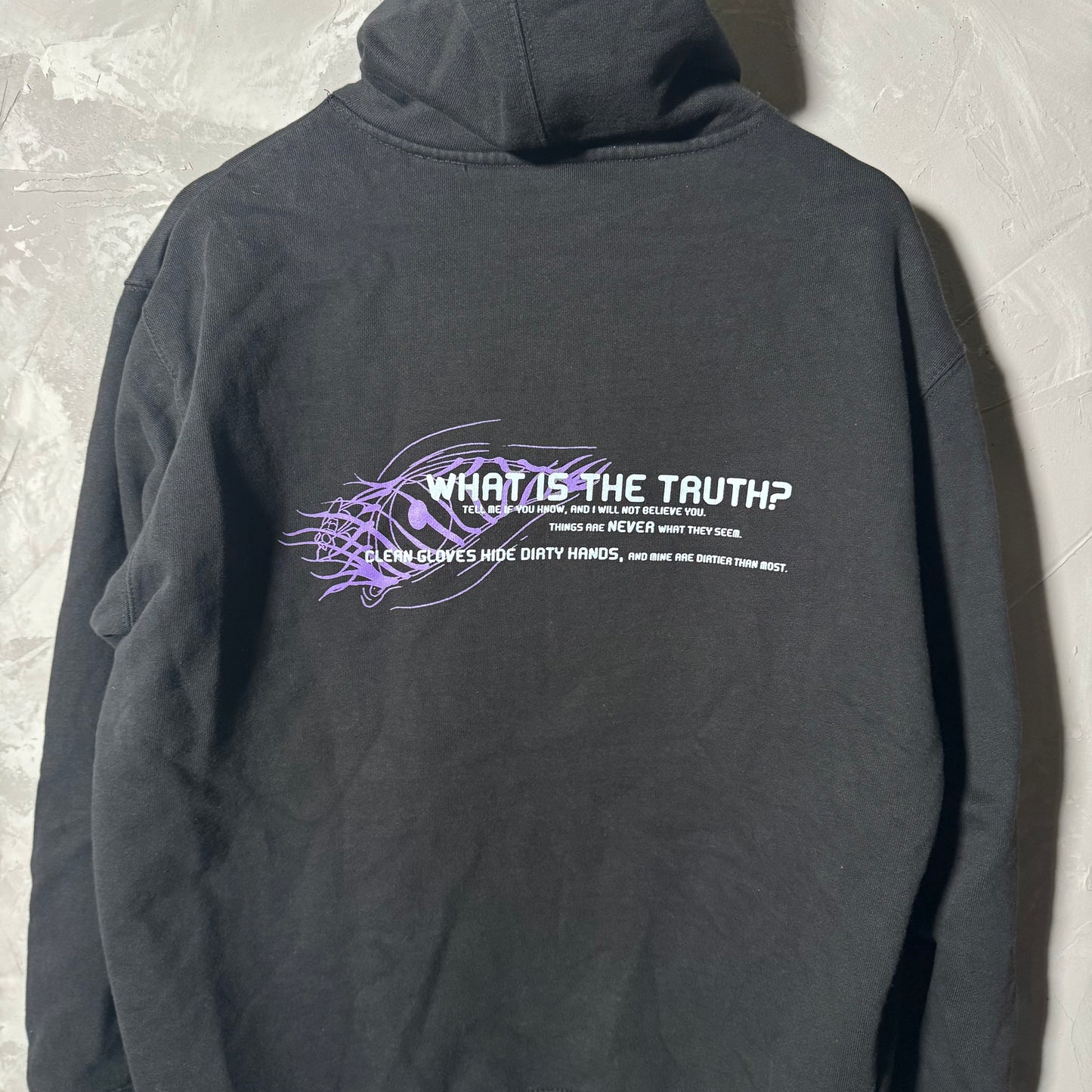 Double sided hoodie large